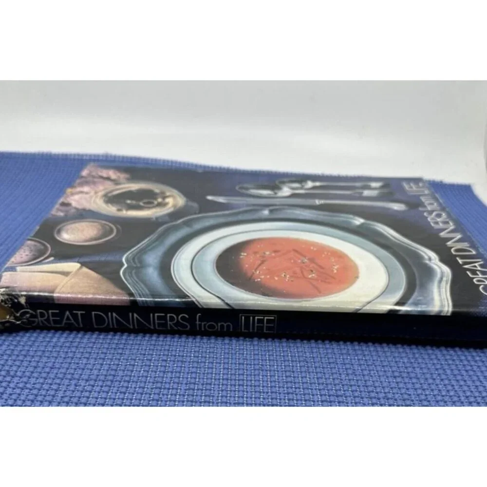 Great Dinners From Life Time-Life Books Hardcover 1970 Reprint With Dust Jacket‎